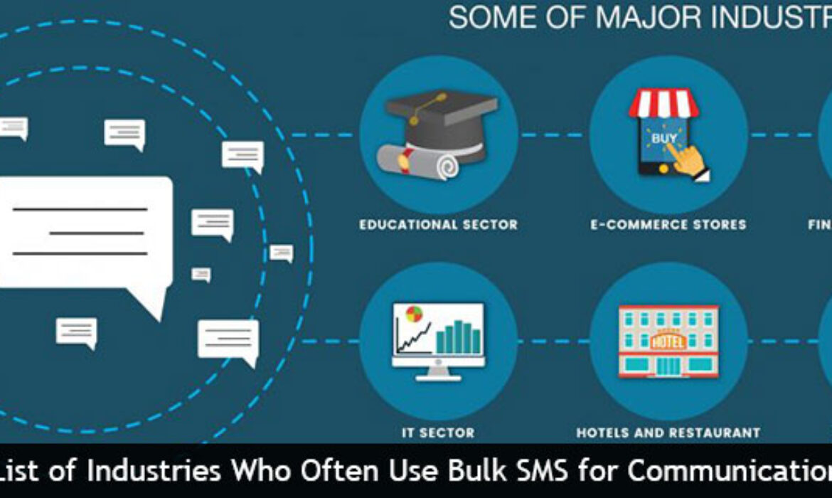 List of Industries Who Often Use Bulk SMS for Communication